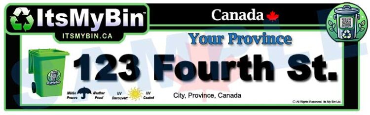 Municipal Bin Label - Little Bin