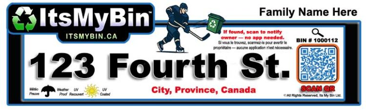 Hockey Sports Tags - QR Tracked