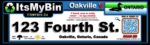 Oakville Municipal Bin Tags - 10"W x 3"L