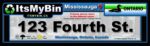Mississauga Municipal Bin Tag 10"Wx3"L- Label Only