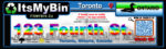 Toronto Municipal Bin Tags - 10"Wx3"L