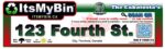 Vaughan Bin Labels Only | Garbage & Recycling QR Tags
