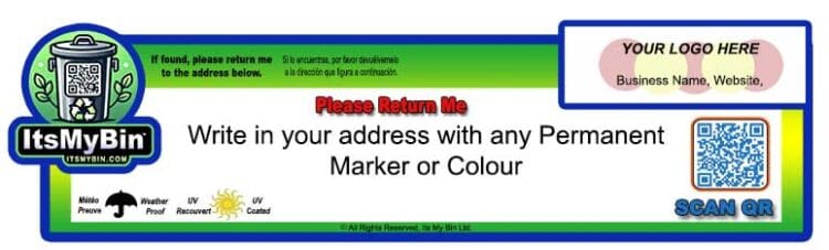 Business Labels With QR Code