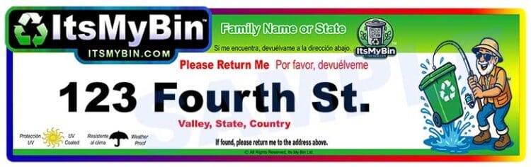 Fishing Sport Address Label