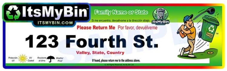 Golf Sport Address Labels