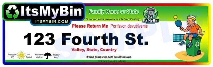 Pickle-Ball Address Labels