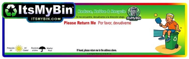 Sport Pickle-ball Labels Blank