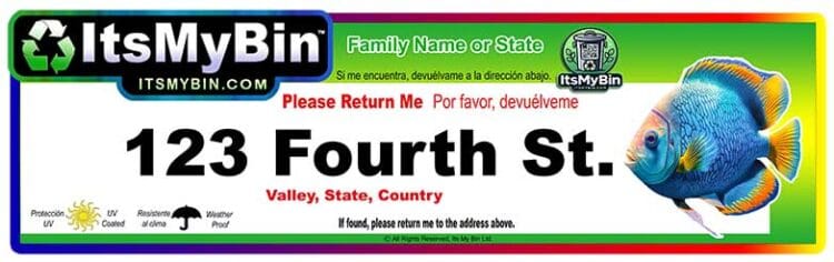 Tropical Fish Address Label